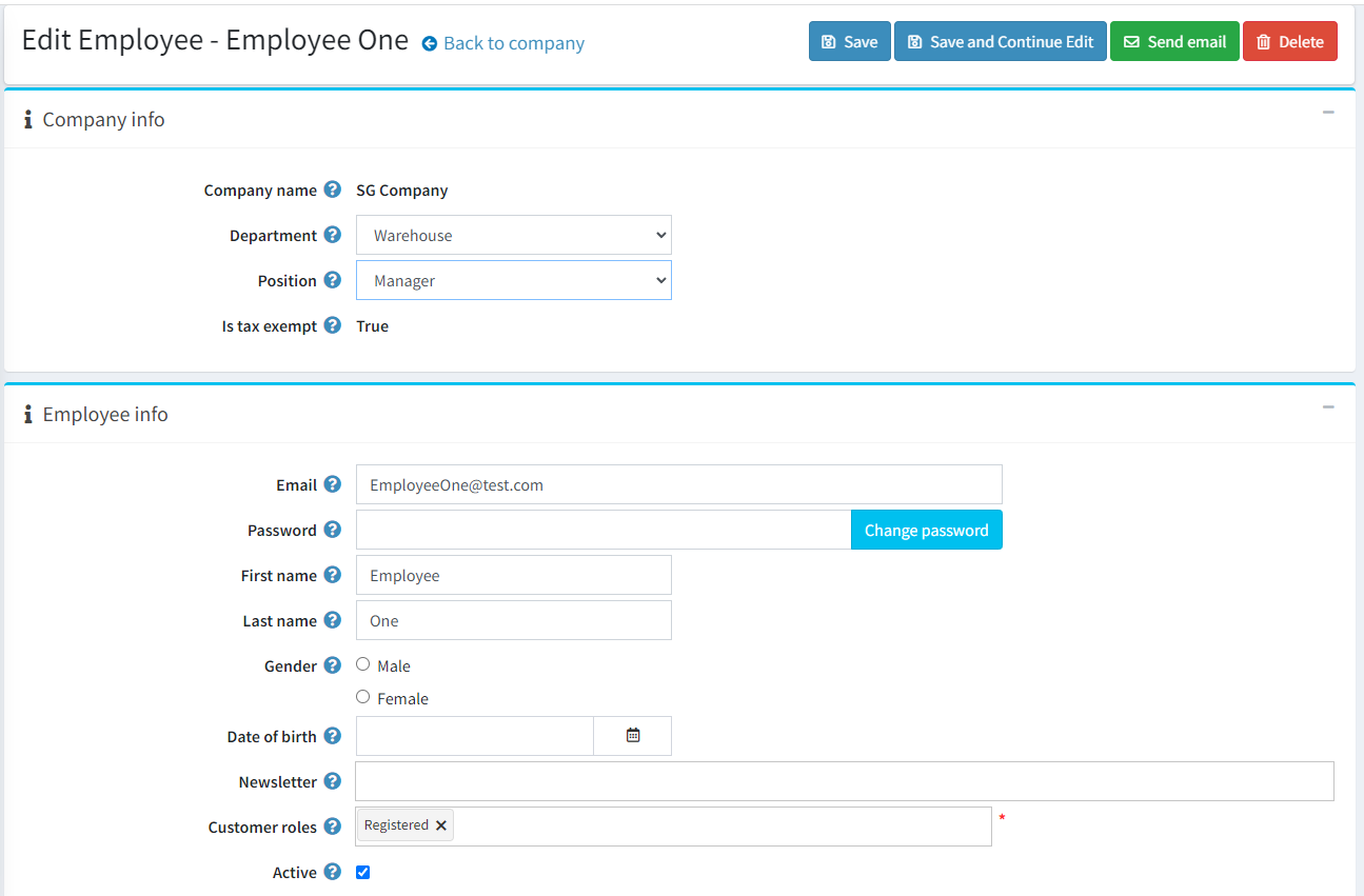 Select Systems International.Company Management System